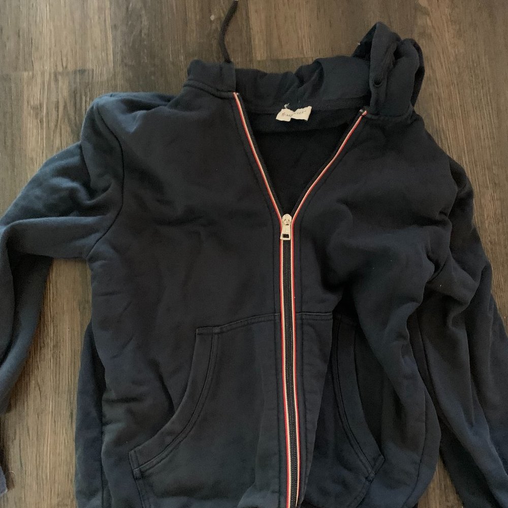 Moncler Blue Mens Hoodie